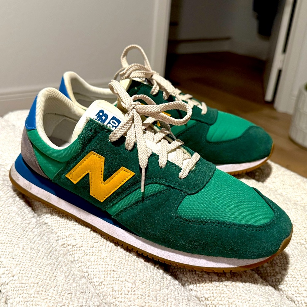 New Balance 420 Green and Blue Shoes